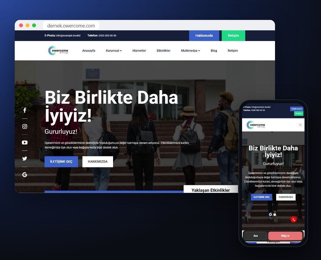 Dernek ve Vakıf Teması önizleme