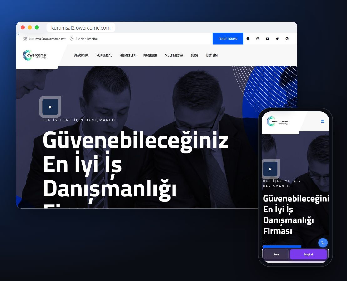 Kurumsal Firma Teması 2 önizleme