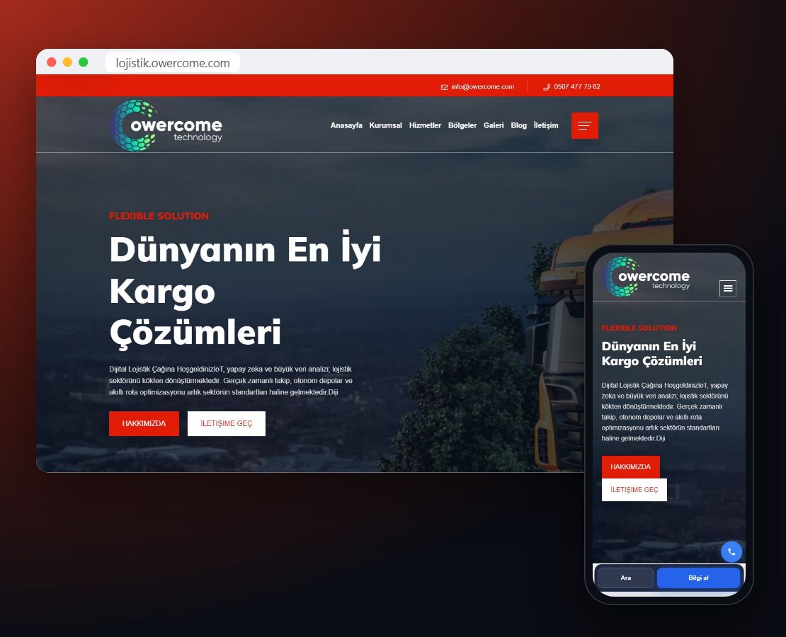 Lojistik Firması Teması önizleme