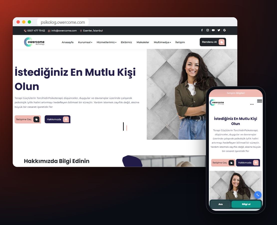 Psikolog ve Terapist Teması önizleme