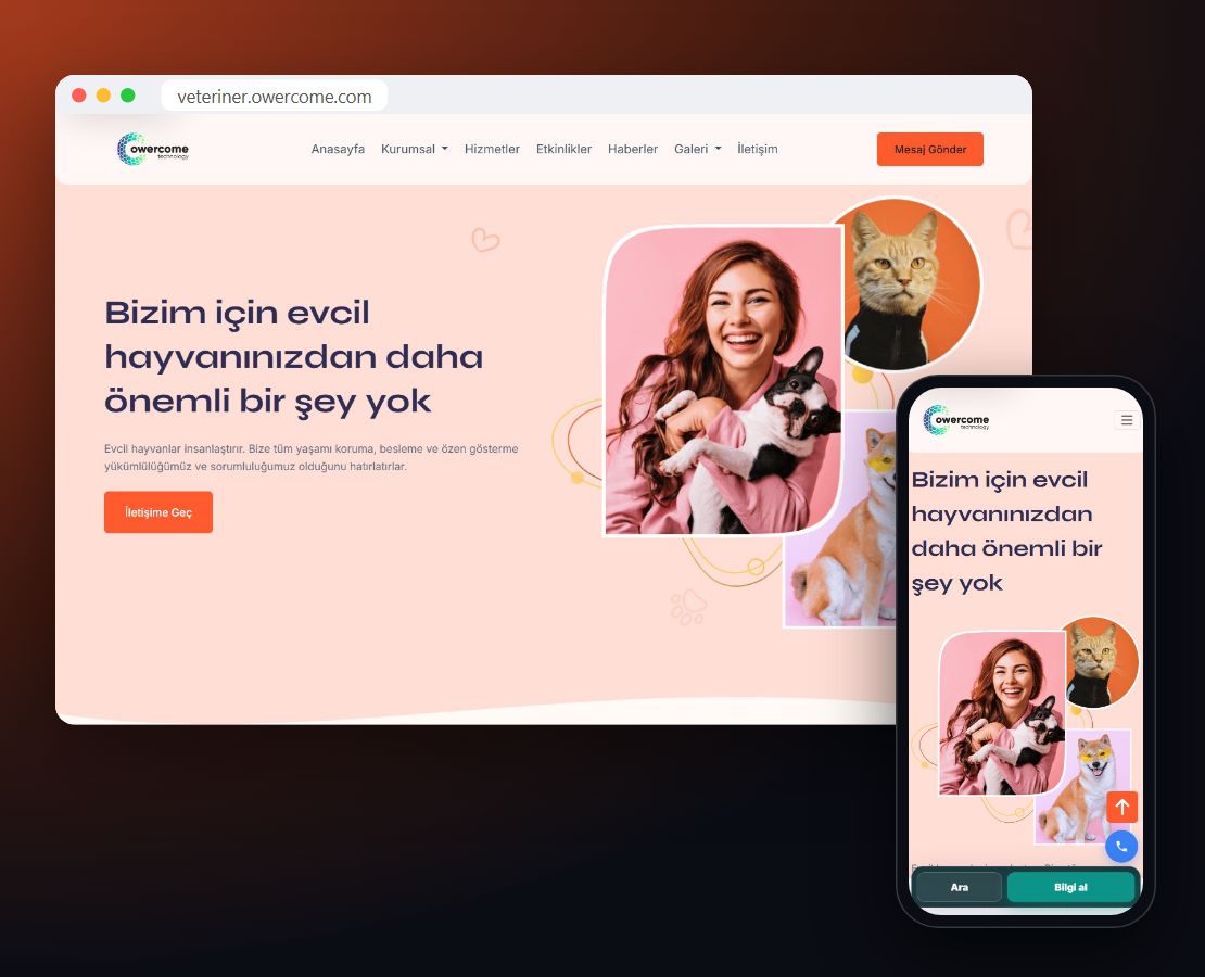 Veteriner Kliniği Teması önizleme
